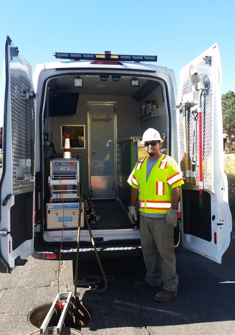 Sewer maintenance. City of Santa Fe’s Wastewater Management Division